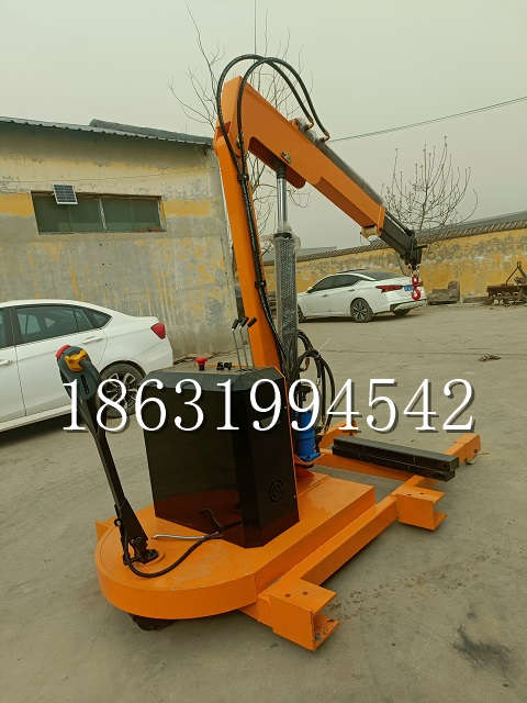 五原县自卸车厢随车吊 自制轮式四不像起重机 四驱平板吊 5吨 贵盛